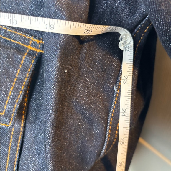 Lauren Jeans Co. Vintage Dark Blue Jean Quilted Denim Bomber Jacket - Picture 13 of 15